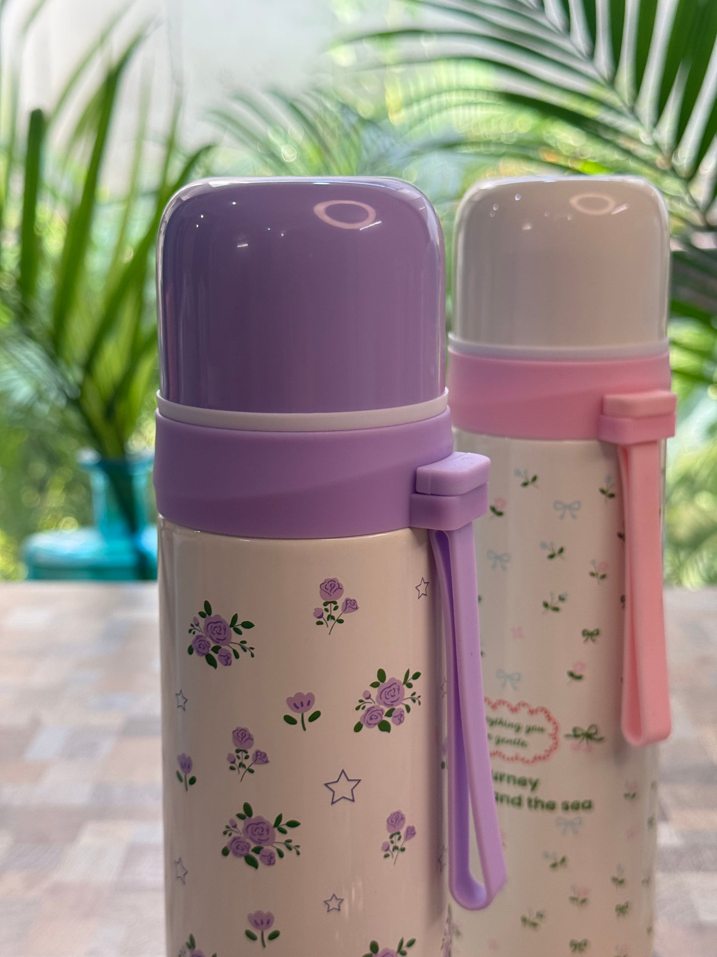 Pastel Charm Insulated Thermos Bottle
