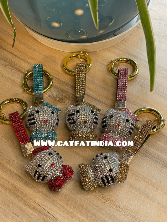 swarovski Hello kitty keychain