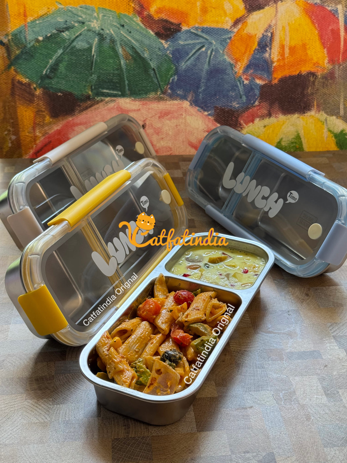 Razor Slim Stainless Steel Lunch Box