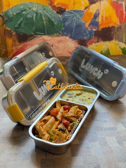Razor Slim Stainless Steel Lunch Box