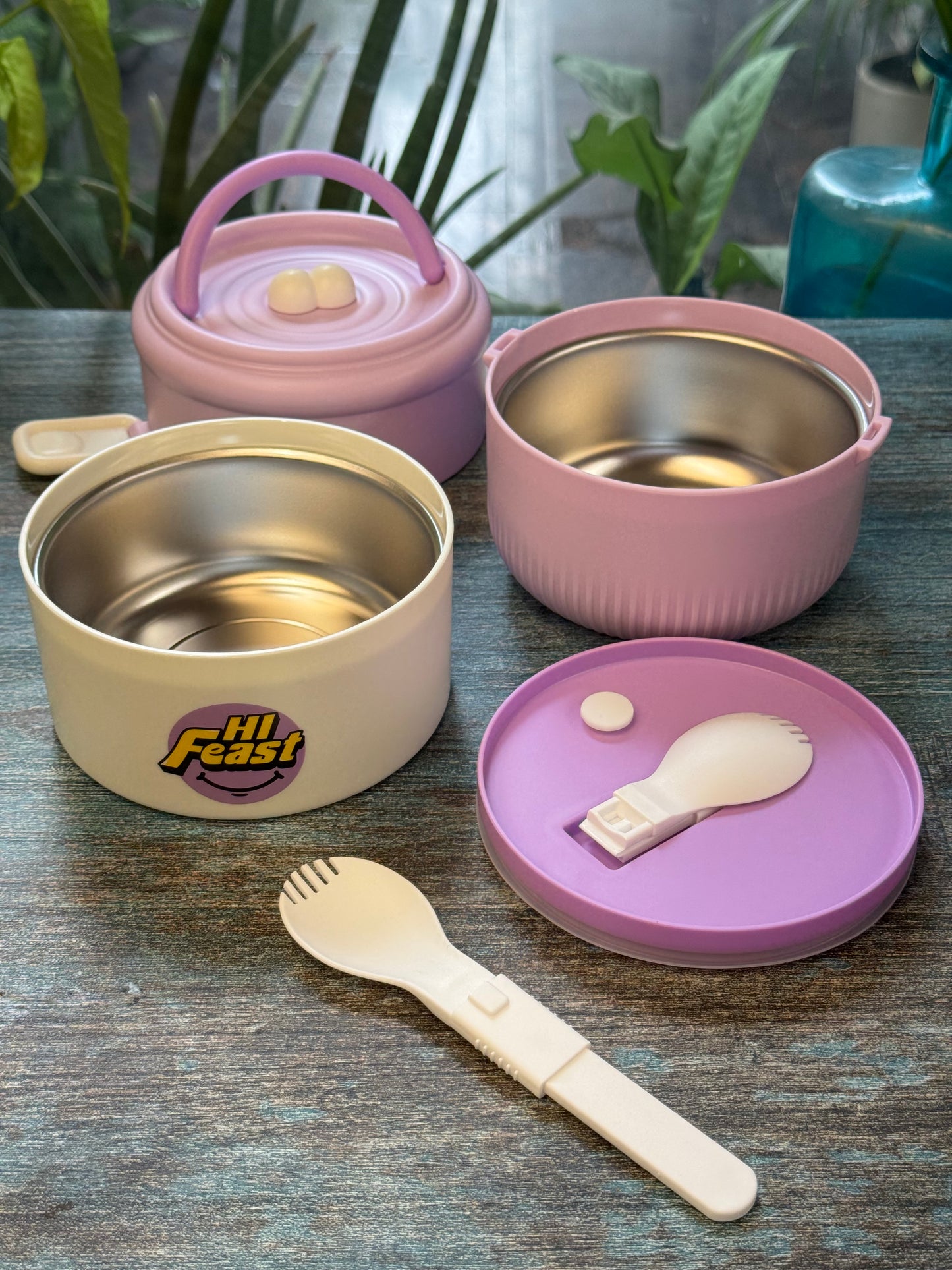 Hi Feast Double Decker Lunch Box