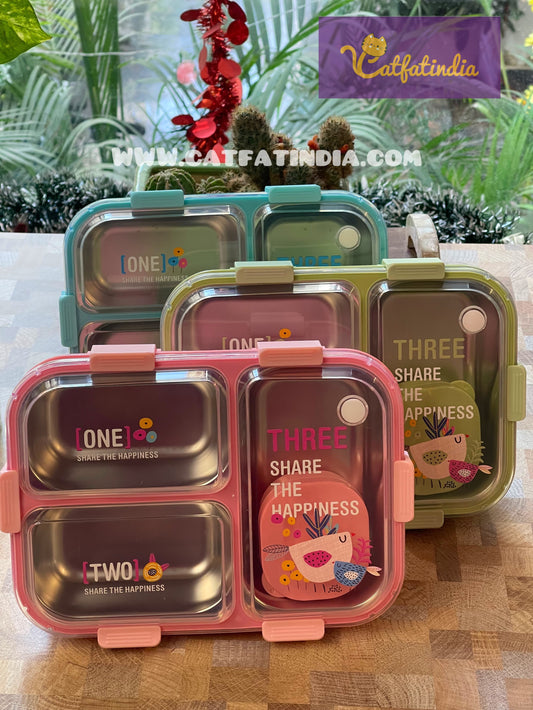 TrioBento lunch box ( stainless steel )