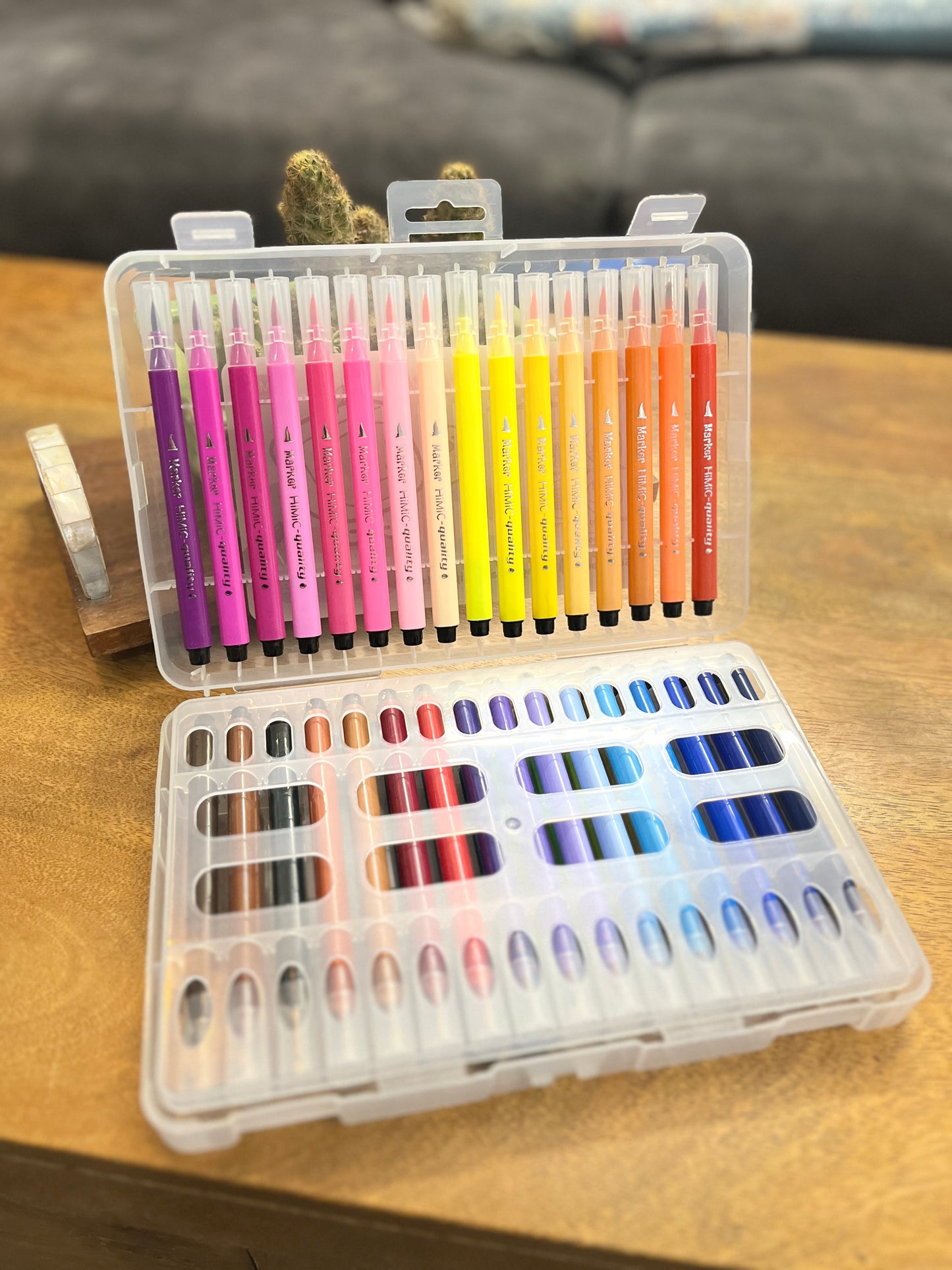 Brush Marker Pen Set (Water-based, Washable, Kids Friendly)