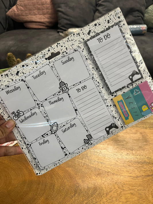 Weekly Planner + To-Do List Pads
