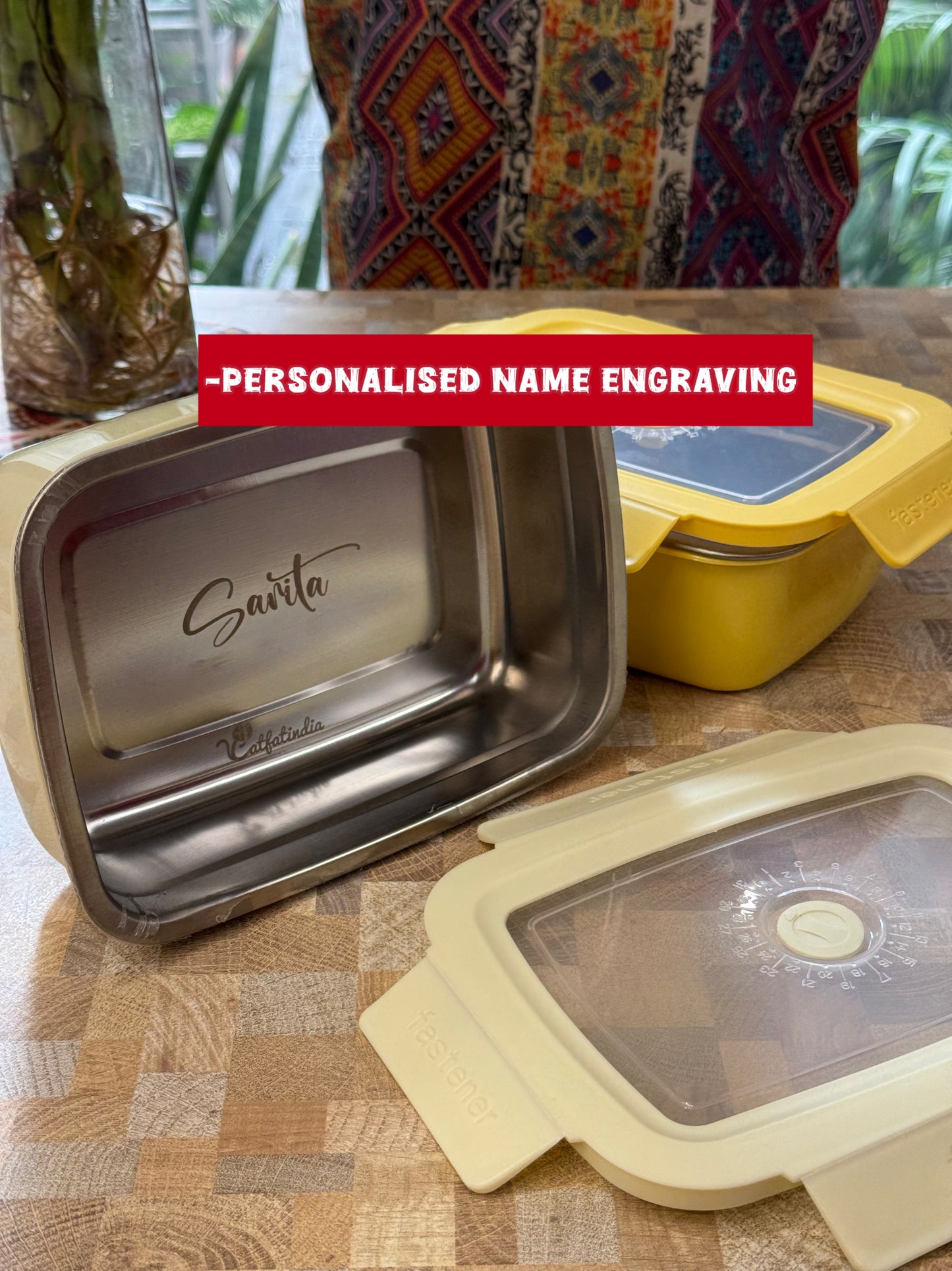 Bright Bite Steel Lunch Box