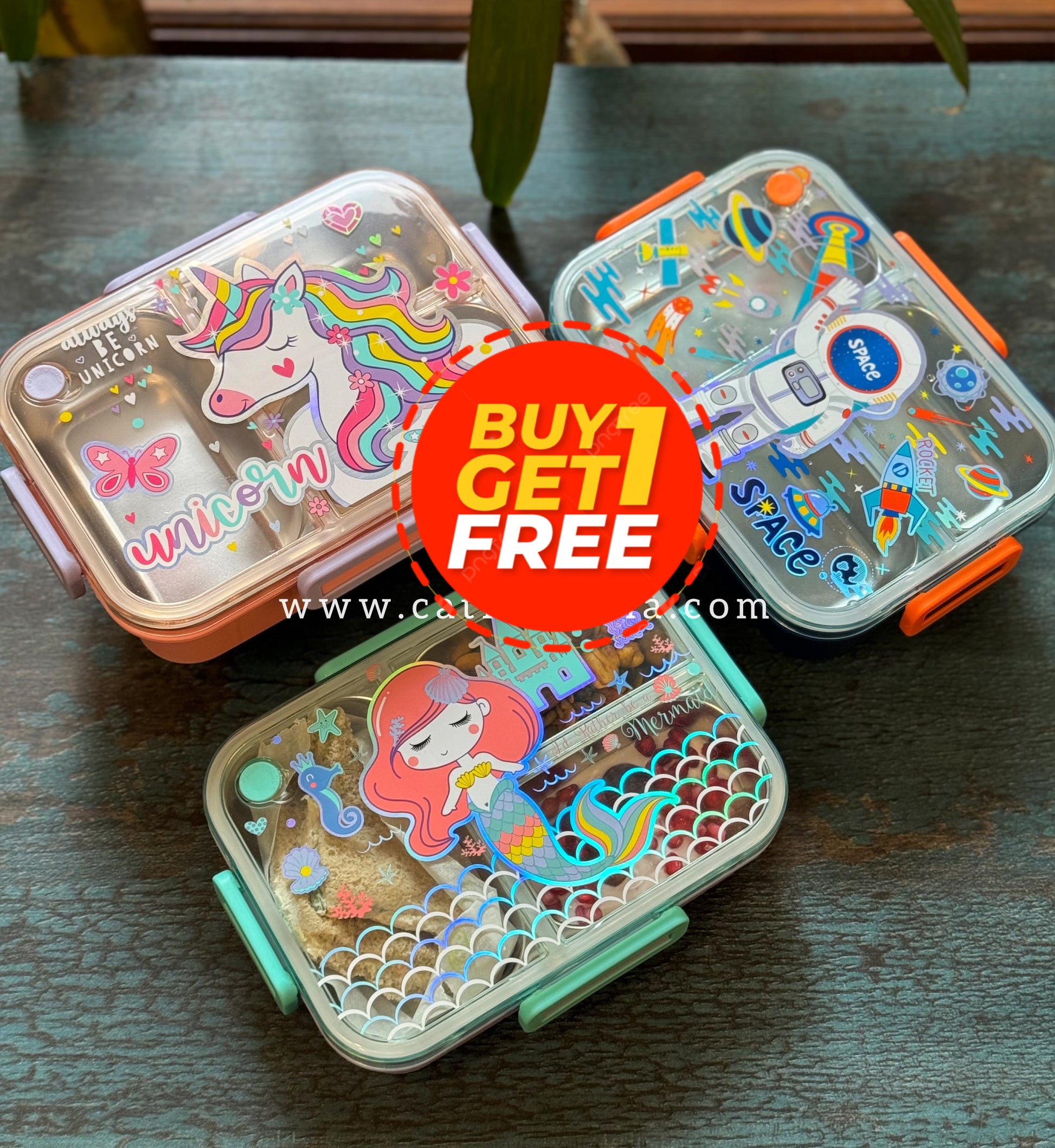 Holographic Children's Place Unicorn Lunch Box Children's