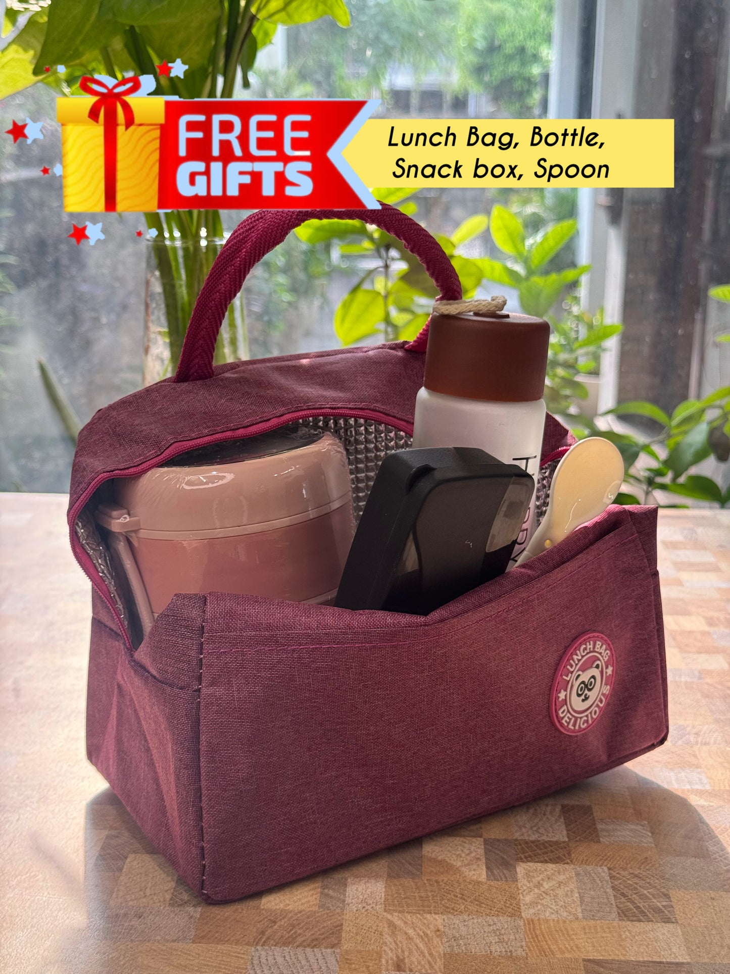 Double Trouble Bento Box (+FREE GIFTS WORTH ₹500)