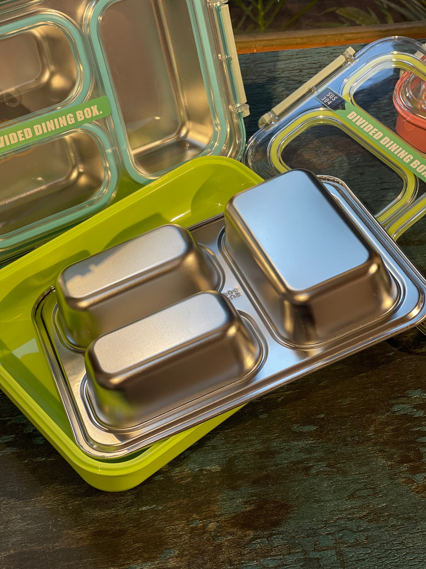 Dining Bento Box 100% Leak Proof 3 Compartments
