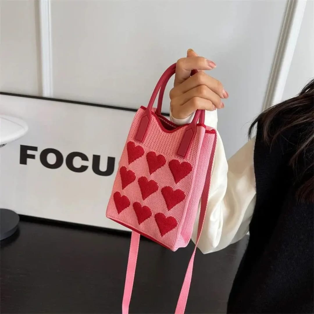 Candy Hearts Crossbody Bag