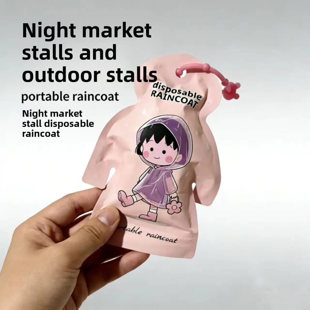 Adorable Character Rain Coat for Children